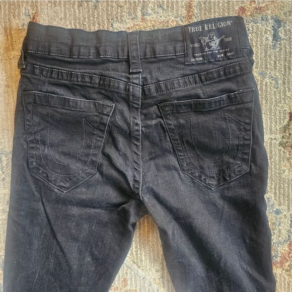 True Religion Roco Relaxed Skinny Sz 30 With 28" Inseam - Picture 1 of 5